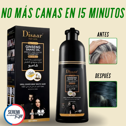 Adiós Canas, Shampoo Pinta canas Disaar hair care + ❤️ Guía digital de Bienestar de regalo