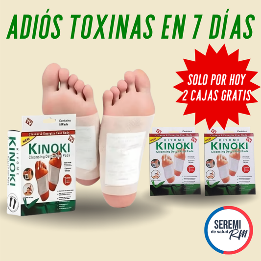 Cuerpo y Mentes en Armonía, Parches desintoxicantes KINOKI + 2 Cajas de Regalo+ ❤️Guía digital de Bienestar de Regalo